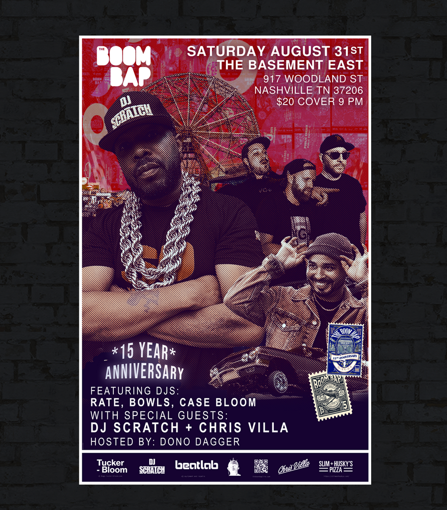 THE BOOM BAP 15 YEAR ANNIVERSARY