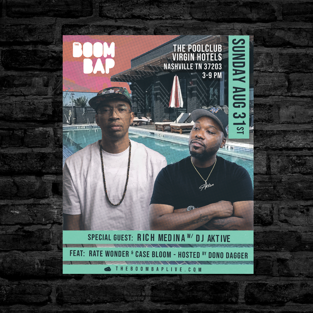 THE BOOM BAP POOL PARTY w/ RICH MEDINA-DJ AKTIVE